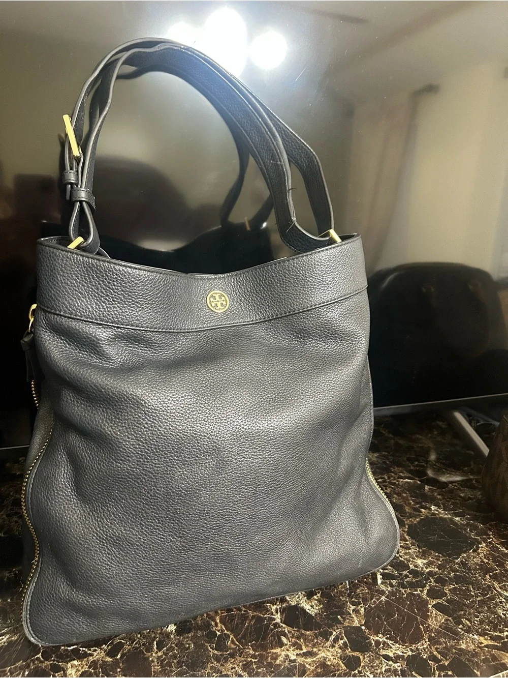 Tory Burch soft pebbled